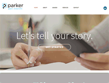 Tablet Screenshot of parkergrantsolutions.com